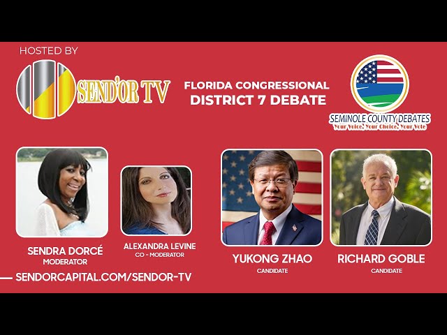 A GREAT DEBATE FOR FLORIDA CONGRESSIONAL DISTRICT 7 GOP 2020 PRIMARY | Send’Or TV